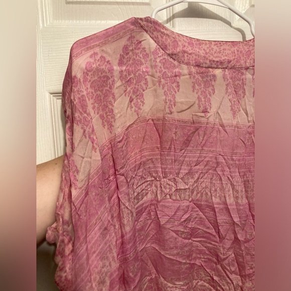 Boutique made pink cover up top - Picture 2 of 4